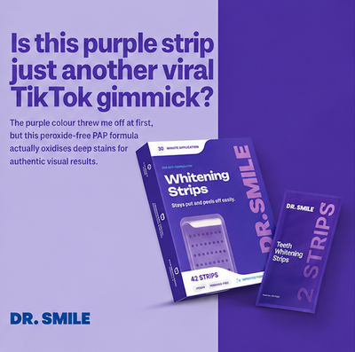 Dr. Smile Violet Teeth Brightening Strips